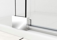 Душевая дверь в нишу Vincea Extra VDP-1E8090CL 80/90 см, стекло прозрачное, хром