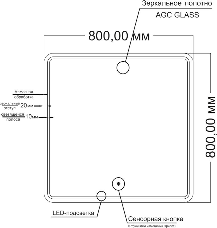 Мебель для ванной комнаты Orange Line 80 подвесная, 2 ящика, матовый латте с раковиной B08-500W