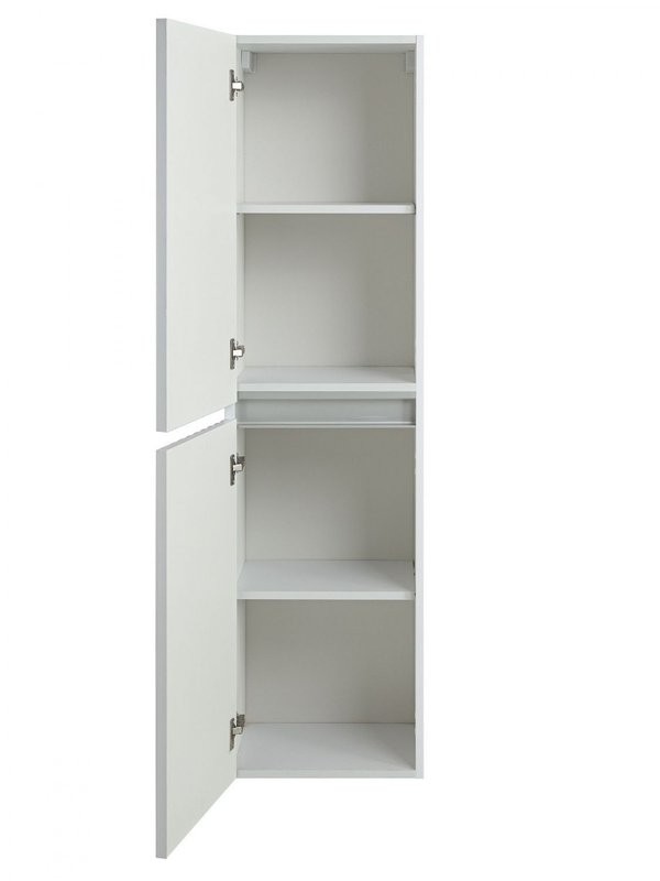 Шкаф-пенал для ванной Art&Max Elegant 150 глянцевый белый