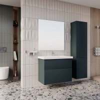 Мебель для ванной комнаты ASB-Woodline Гранада 80 авокадо софт