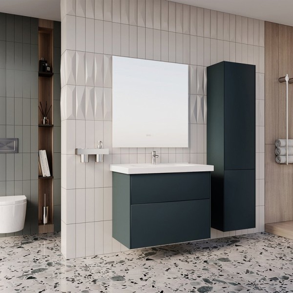 Мебель для ванной комнаты ASB-Woodline Гранада 80 авокадо софт