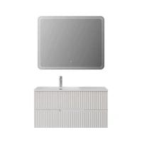 Мебель для ванной комнаты Cezares Duet 100 L bianco lucido, раковина Cezares CZR-8095-100-L