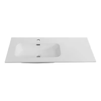 Мебель для ванной комнаты Cezares Duet 100 L bianco lucido, раковина Cezares CZR-8095-100-L
