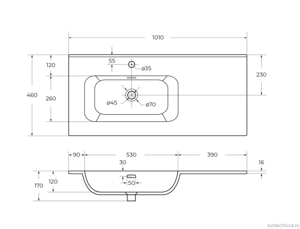 Мебель для ванной комнаты Cezares Duet 100 L bianco lucido, раковина Cezares CZR-8095-100-L