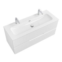 Мебель для ванной комнаты Cezares Duet 120 bianco lucido, раковина Cezares CZR-8073-120-1-2