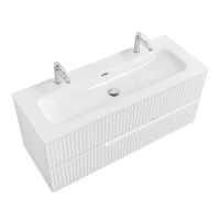 Мебель для ванной комнаты Cezares Duet 120 bianco lucido, раковина Cezares CZR-8073-120-1-2