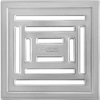 Душевой трап Berges Zentrum Uno 090472 15x15 см, матовый хром