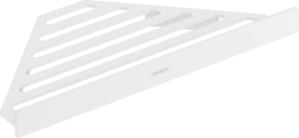Полка Hansgrohe AddStoris 41741700 угловая, матовая белая
