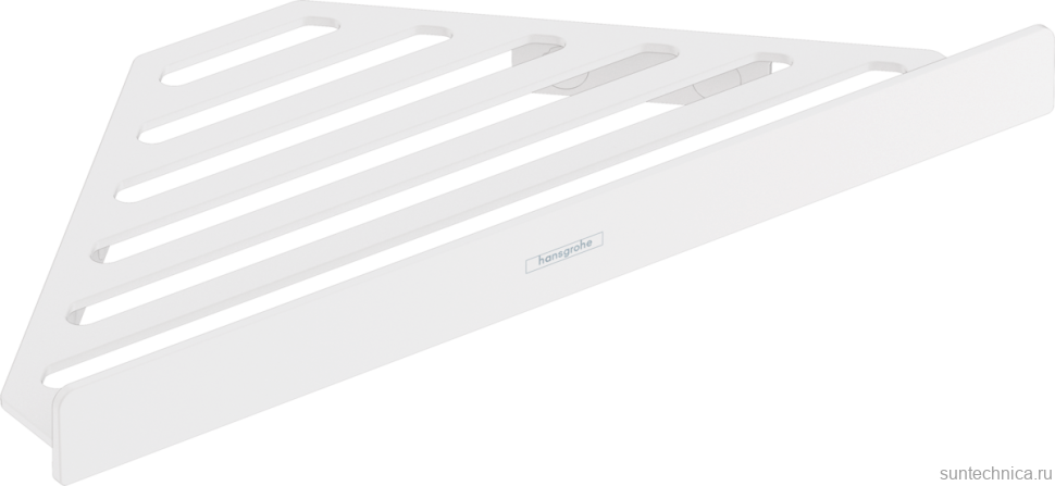 Полка Hansgrohe AddStoris 41741700 угловая, матовая белая
