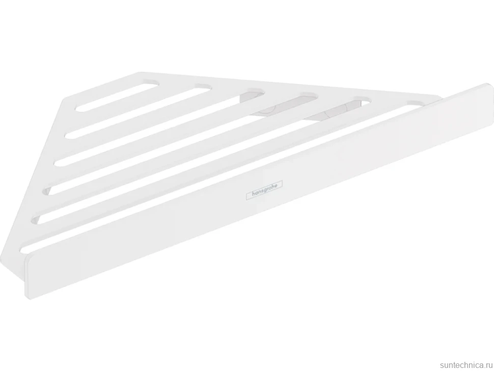 Полка Hansgrohe AddStoris 41741700 угловая, матовая белая