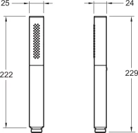 Душевая стойка Jacob Delafon Strayt E98321-CP Душевая стойка Jacob Delafon Strayt E98321-CP