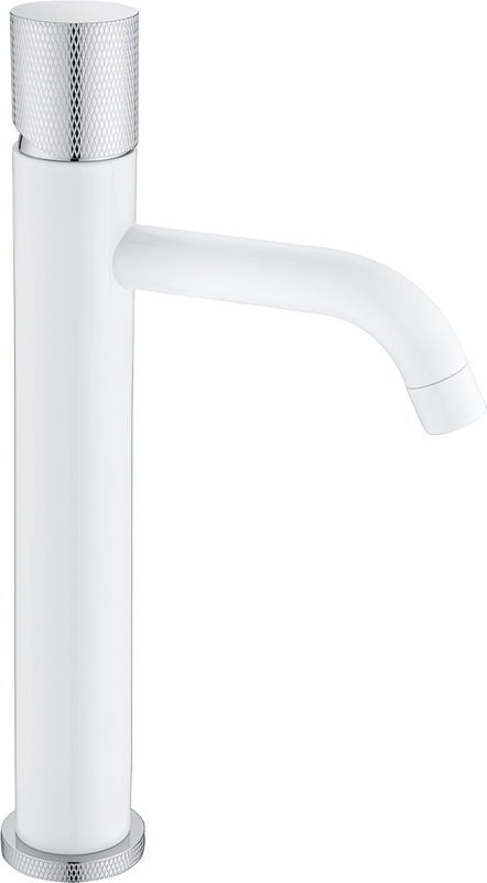 Смеситель для раковины Boheme Stick 122-WCR.2 white touch chrome