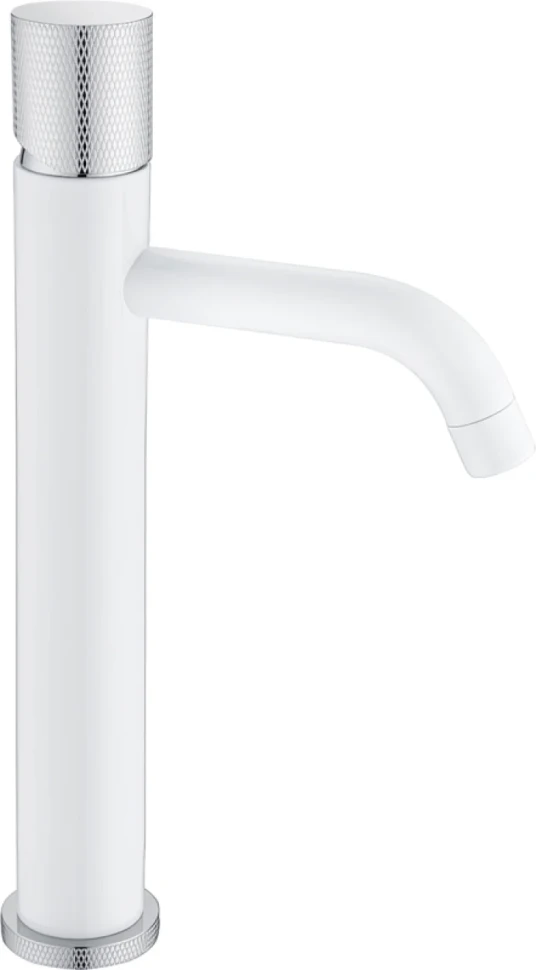 Смеситель для раковины Boheme Stick 122-WCR.2 white touch chrome