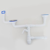 Мойка кухонная Melana ProfLine RS8045H с двумя чашами, сатин