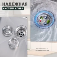 Кухонная мойка Splenka S703.7050.05, сатин