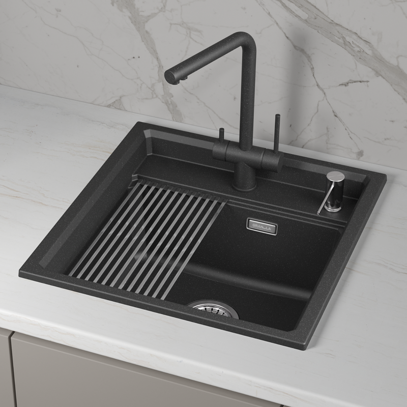 Мойка кухонная Granula Kitchen Space 5002i черная
