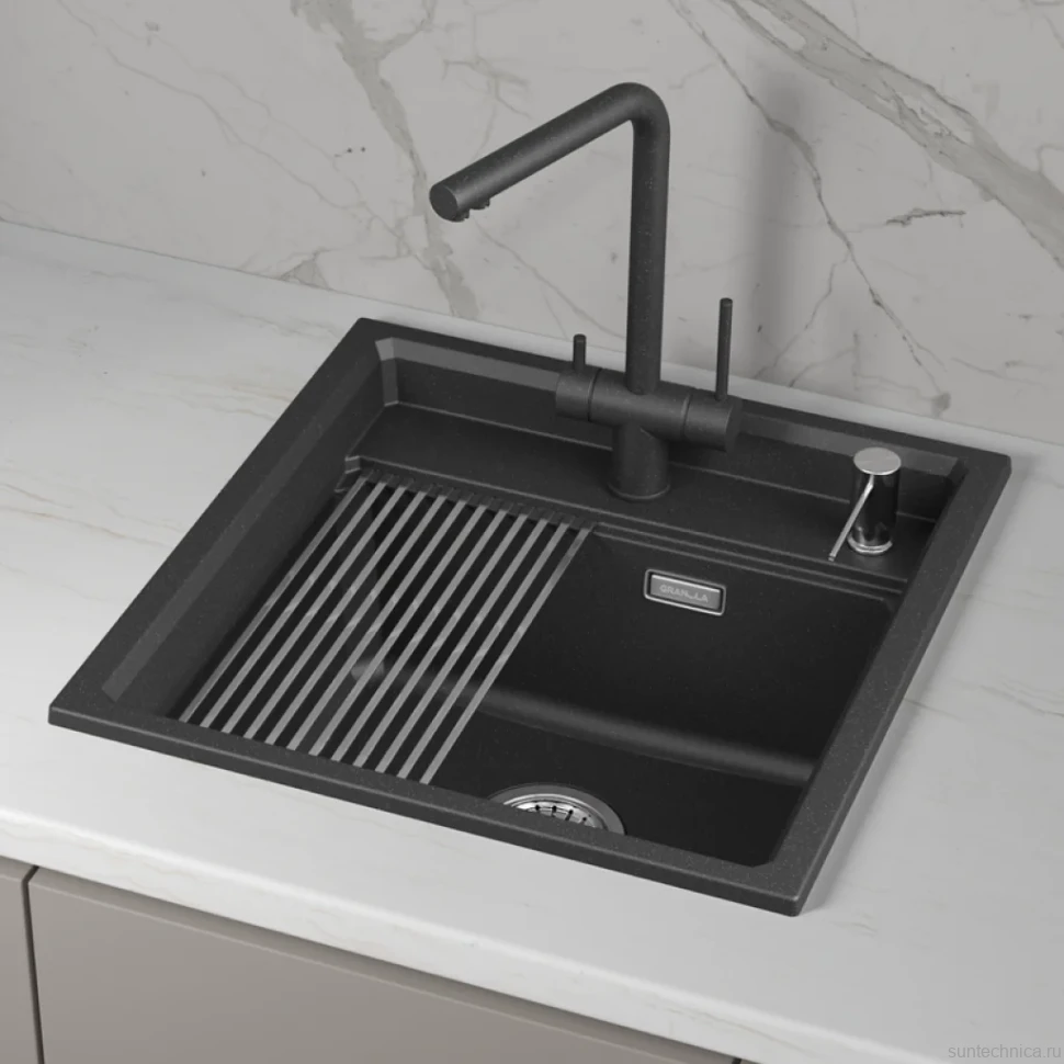 Мойка кухонная Granula Kitchen Space 5002i черная