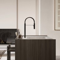 Смеситель для кухни Kludi Qord 568596675 глубокий черный матовый