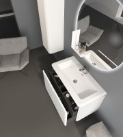 Тумба с раковиной Cezares Stylus 94, bianco opaco