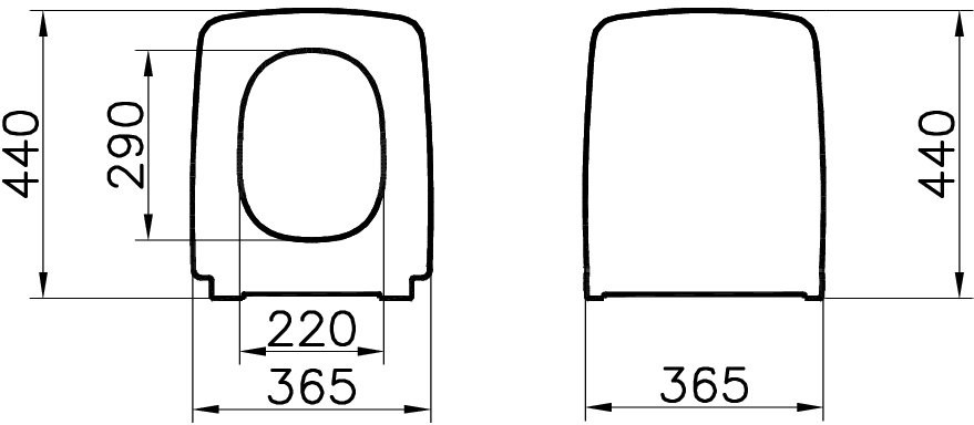 Унитаз подвесной VitrA Metropole 7672B083-0101