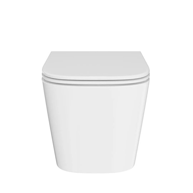 Унитаз подвесной KERAMA MARAZZI Cubo CU.wc.02 безободковый, с микролифтом