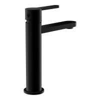 Смеситель для раковины Cersanit Олива (Oliva) 68960 матовый черный