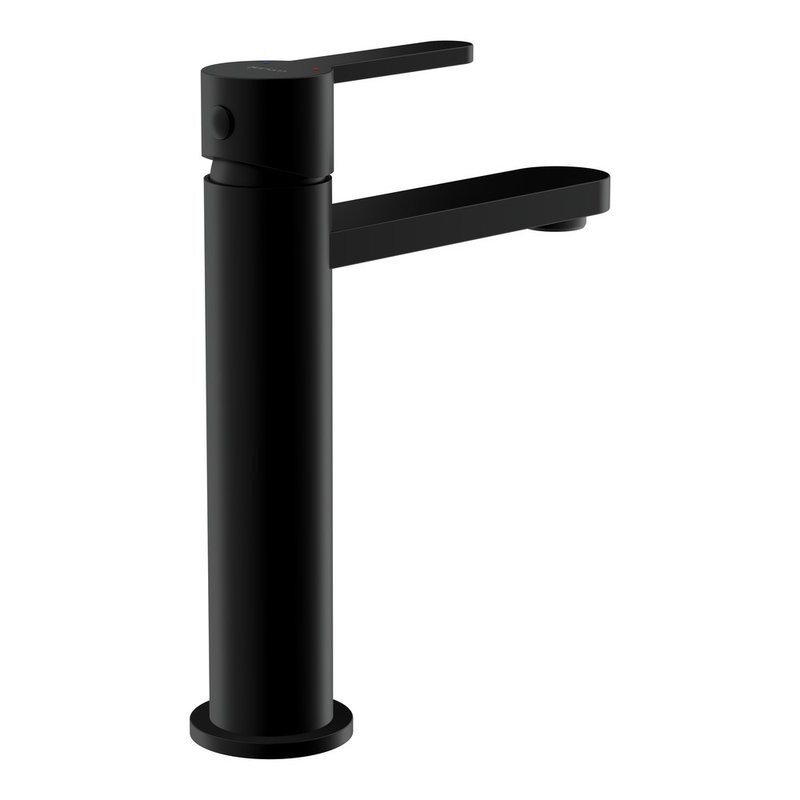 Смеситель для раковины Cersanit Олива (Oliva) 68960 матовый черный