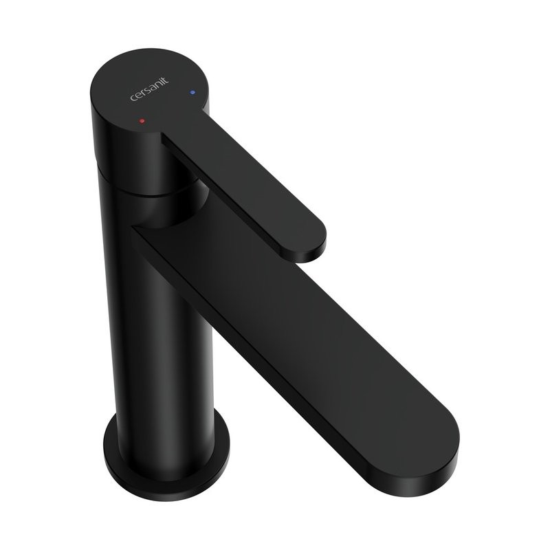 Смеситель для раковины Cersanit Олива (Oliva) 68960 матовый черный