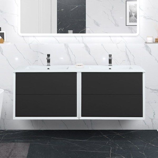 Тумба с раковиной Cezares Bellagio 140 grafite