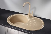 Мойка кухонная Granula Standart 7601, бежевый