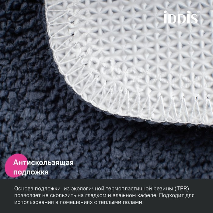 Коврик IDDIS Promo PSQS05Mi12 45х65, синий