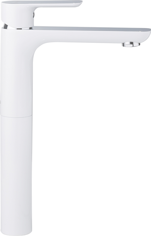 Смеситель для раковины Gappo G48 G1048-2 белый, хром