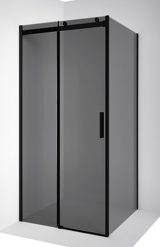Душевой уголок Ambassador Benefit 19022201HBB-90HBB 120х90 см, профиль черный, стекло тонированное