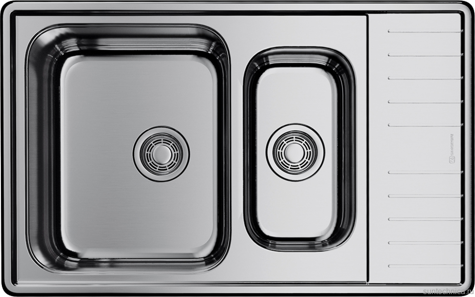 Комплект Мойка Omoikiri Sagami 79-2-IN + Измельчитель Nagare 500