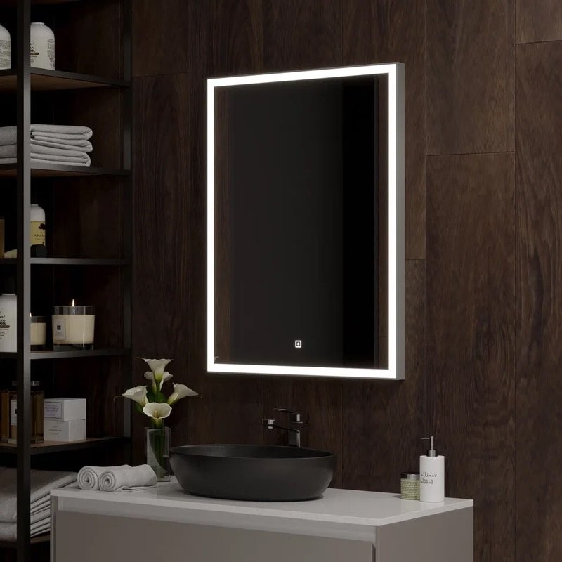 Зеркало CONTINENT Frame 60х80 с подсветкой