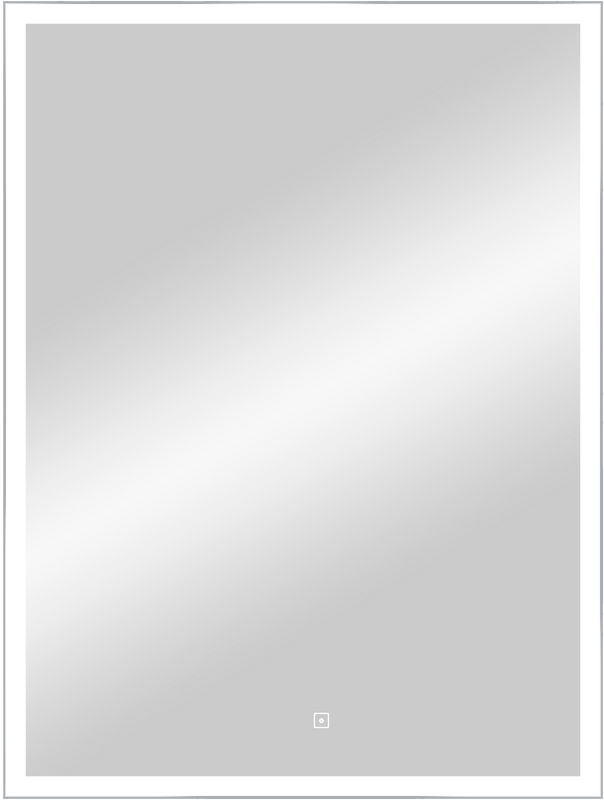 Зеркало CONTINENT Frame 60х80 с подсветкой
