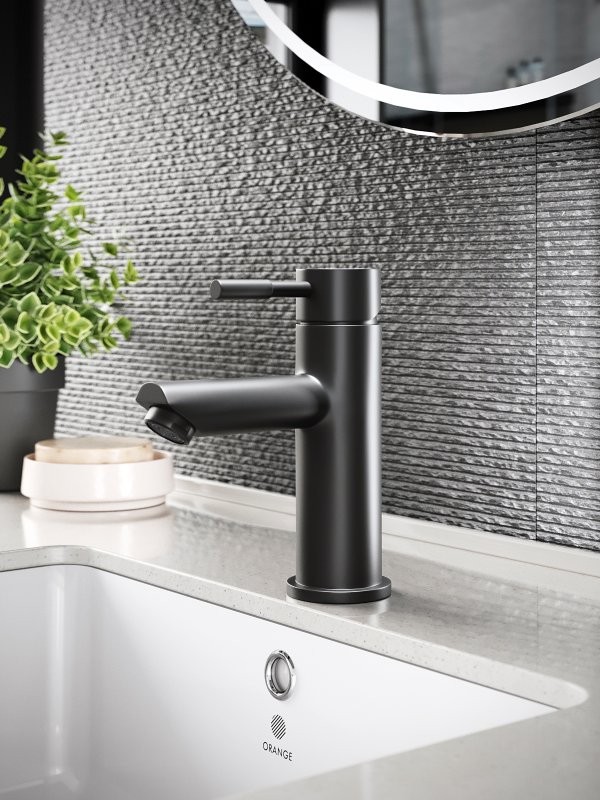 Смеситель для кухни Orange Steel M99-021b черный