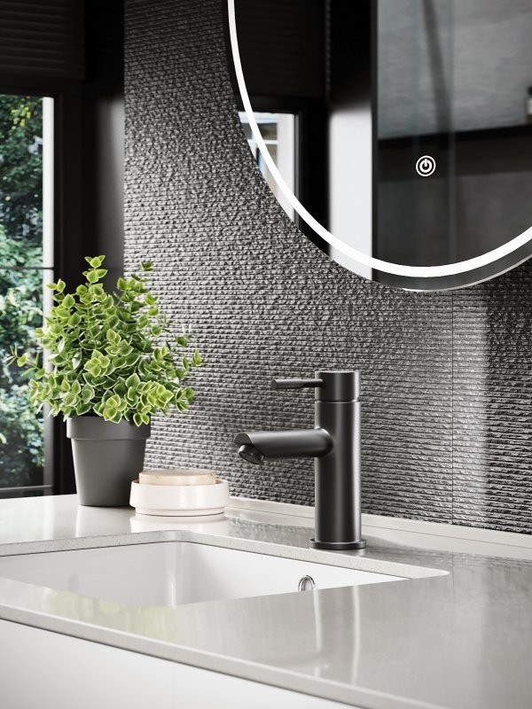 Смеситель для кухни Orange Steel M99-021b черный