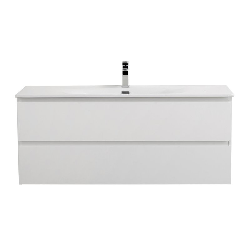 Тумба с раковиной BelBagno Kraft 120 подвесная, bianco opaco, раковина bb-8099-120