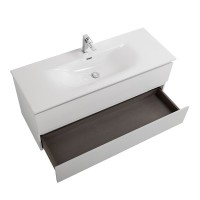 Тумба с раковиной BelBagno Kraft 120 подвесная, bianco opaco, раковина bb-8099-120