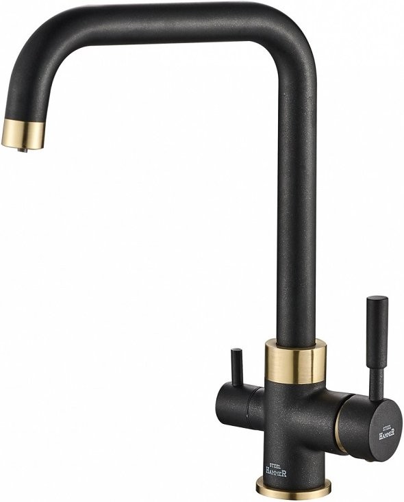 Смеситель для кухни Steel Hammer SH 715 BLACK BR