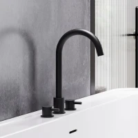 Смеситель для раковины Damixa Scandinavian Pure 360200300 черный Смеситель для раковины Damixa Scandinavian Pure 360200300 черный