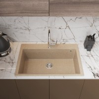 Мойка кухонная Domaci Савона РА 760 песочная Мойка кухонная Domaci Савона РА 760 песочная