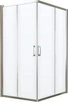 Душевой уголок Vegas Glass ZA-F Tur Novo 110*90 08 01 профиль глянцевый хром, стекло прозрачное