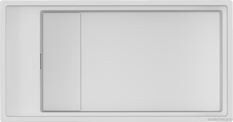 Комплект Мойка Omoikiri Kinaru 86-U/I-WH белая + Измельчитель Nagare slim 1250-AZ azur blue