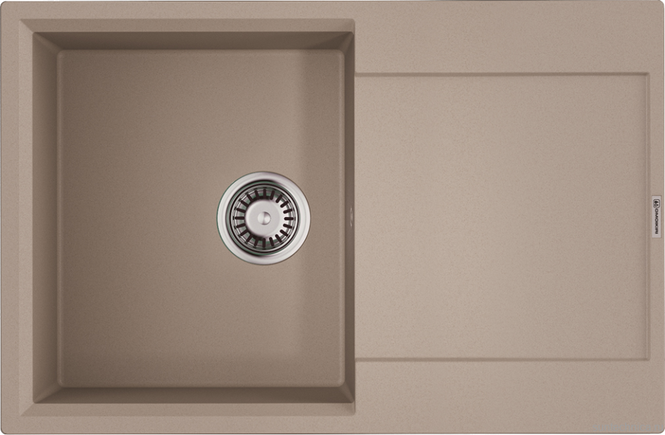 Комплект Мойка Omoikiri Daisen 78T-SA бежевая + Измельчитель Nagare 750