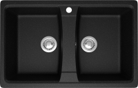Мойка кухонная Domaci Болонья М-26-002 черная