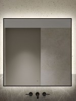 Зеркало CONTINENT Led Amer 100х100 см, сенсорное, с холодной подсветкой