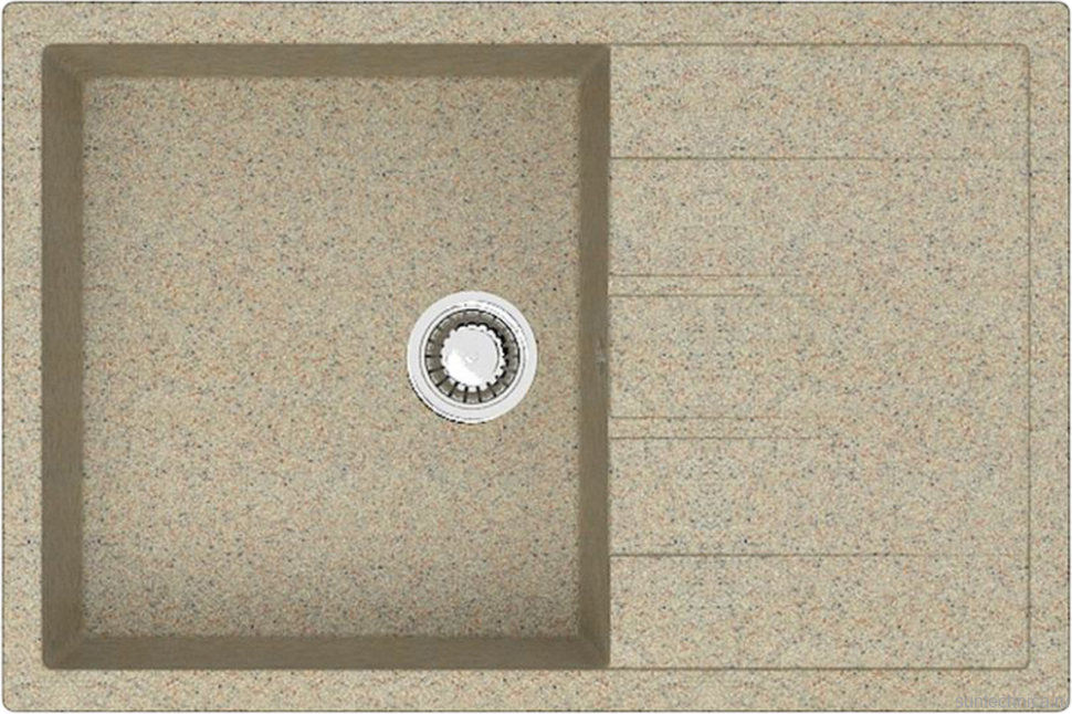 Мойка кухонная AZARIO Vision 00078340 песочная