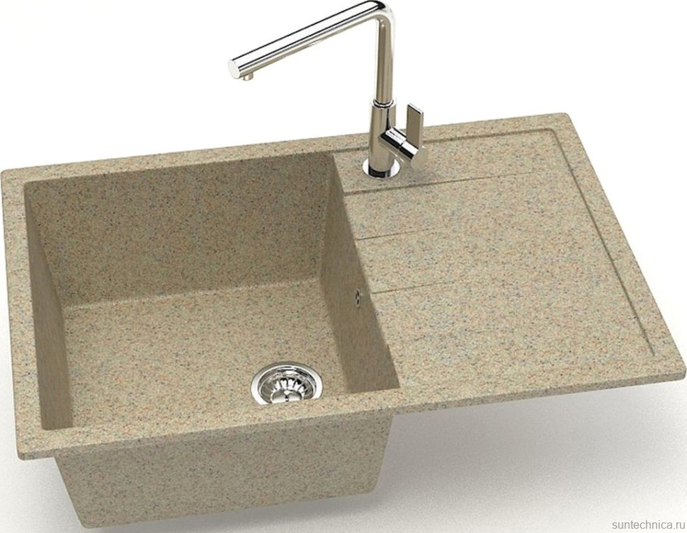 Мойка кухонная AZARIO Vision 00078340 песочная
